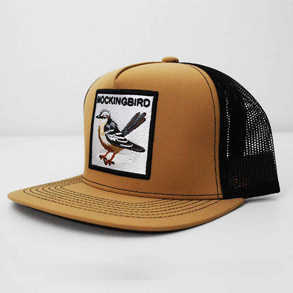 THE FAMOUS MOCKINGBIRD Trucker Hat with Bird Patch