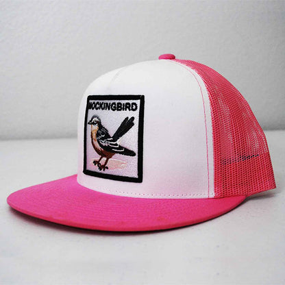 THE FAMOUS MOCKINGBIRD Trucker Hat with Bird Patch