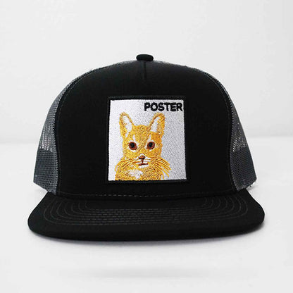 POSTER NUTBAG Trucker Hat with Cat Patch