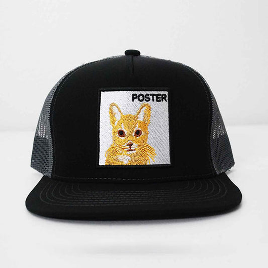 POSTER NUTBAG Trucker Hat with Cat Patch