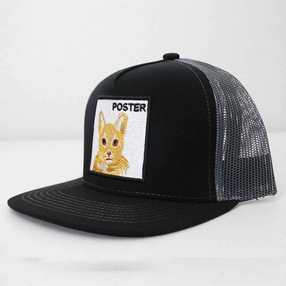 POSTER NUTBAG Trucker Hat with Cat Patch