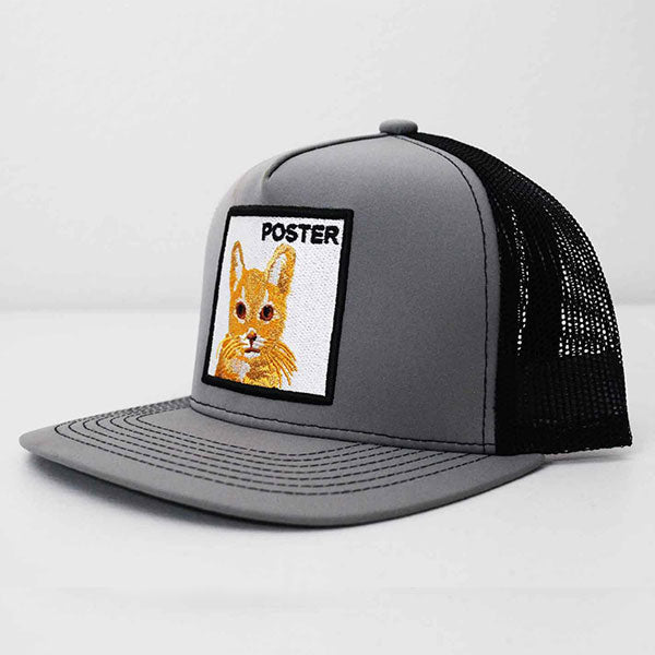 POSTER NUTBAG Trucker Hat with Cat Patch