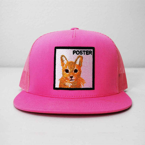 POSTER NUTBAG Trucker Hat with Cat Patch