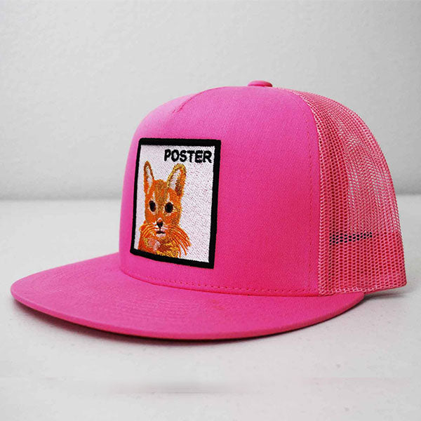 POSTER NUTBAG Trucker Hat with Cat Patch