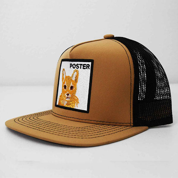 POSTER NUTBAG Trucker Hat with Cat Patch