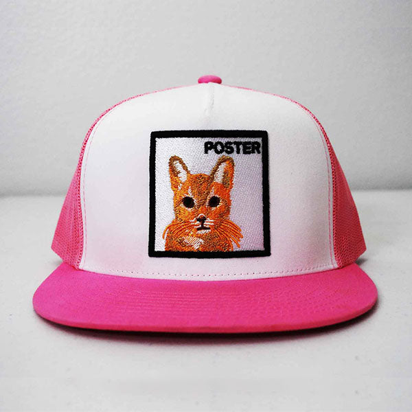 POSTER NUTBAG Trucker Hat with Cat Patch