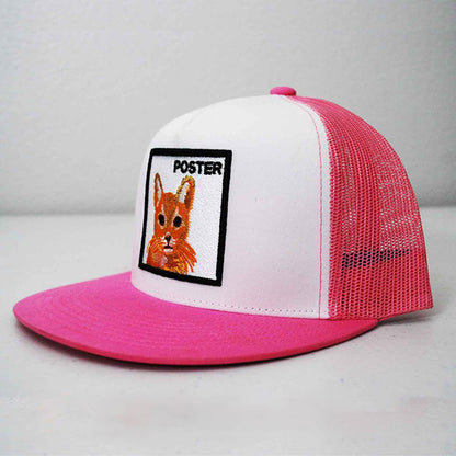 POSTER NUTBAG Trucker Hat with Cat Patch